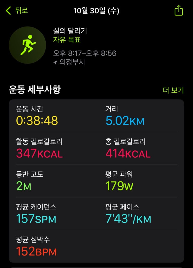  초보 러너의 8주 차 일지(감기와 러닝)