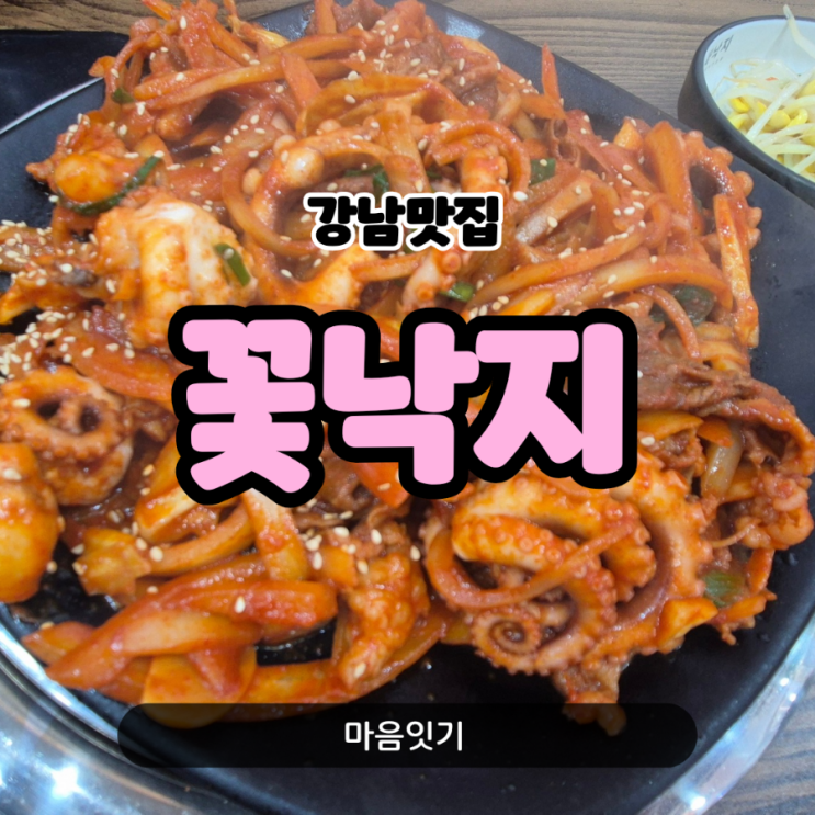  강남역점심추천 강남역1번출구맛집 꽃낙지