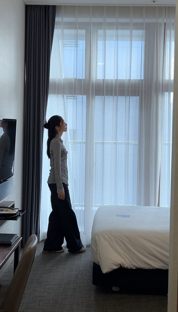  부산 해운대 오션뷰 가성비호텔 블루스토리 디럭스 더블룸 후기