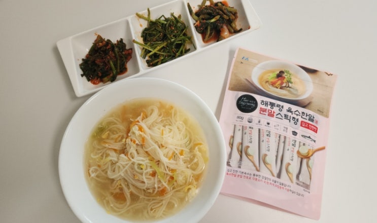  17가지 국내산 재료로 만든 해통령 육수한알 분말스틱