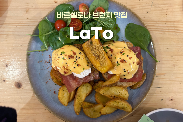  바르셀로나 현지에서 찾은 아늑한 브런치 찐맛집 Lato 에그베네딕트 추천