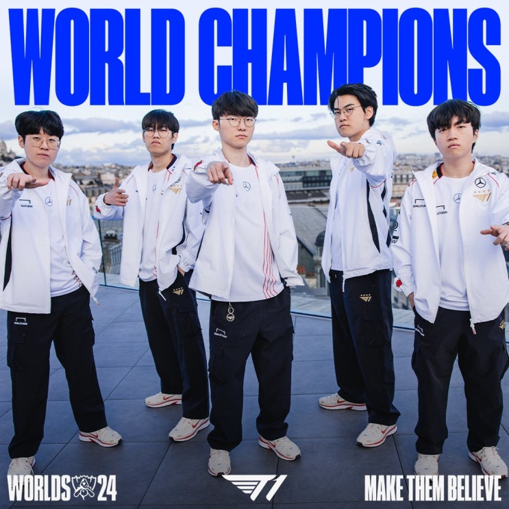  2024년 월드 챔피언, T1의 우승을 축하합니다!!!