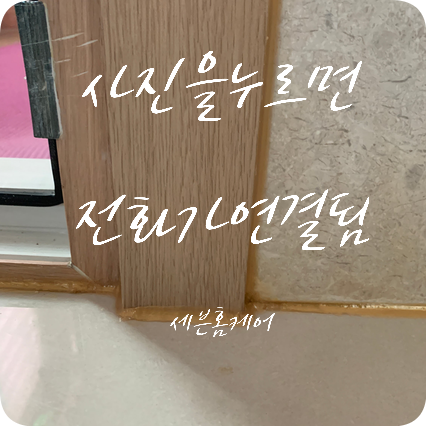 강아지 오줌 불어터진문틀 몰딩 복원수리