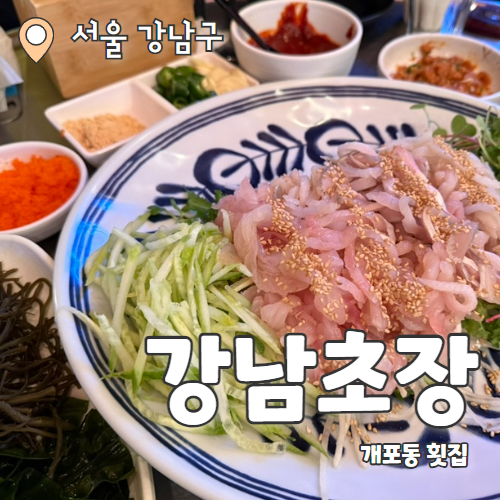  강남초장 : 가성비와 정이 넘치는 개포동 막회맛집 내돈내산 후기