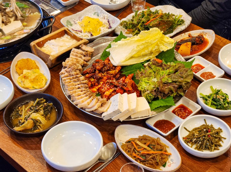  의왕 맛집 전골과 낙지보쌈 민속두부마을 내돈내산