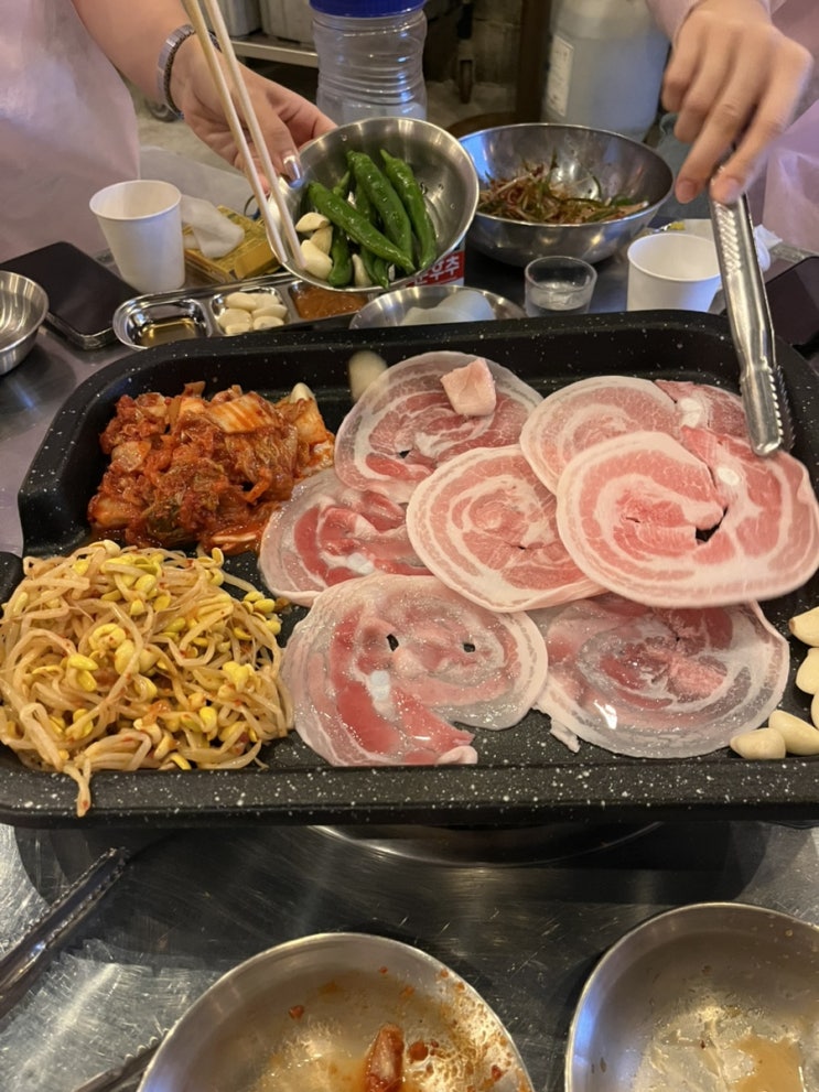  [연산동 맛집] 선선할때 딱인 야장(노상) 꽃냉삼 맛집'골목안냉삼집(육오당)'