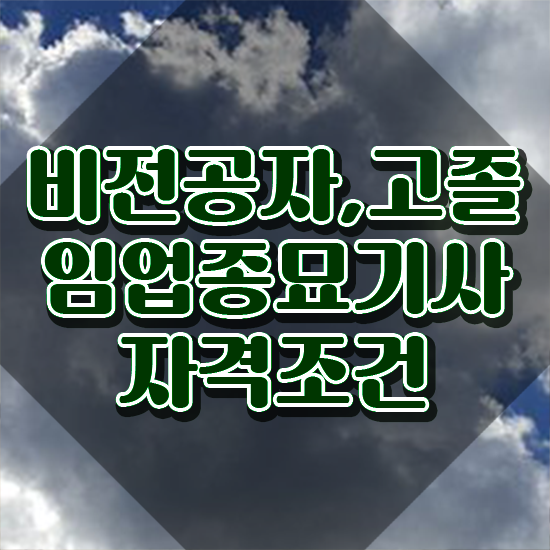  임업종묘기사 전망 임업종묘기사 취득자격 온라인 수업으로 빠르게 성공한 과정
