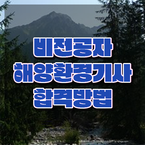  해양환경기사 응시자격 인강으로 편하게 성공한 팁