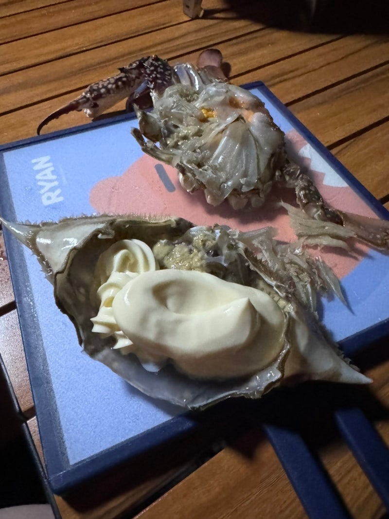 캠핑 마요네즈 꽃게구이 레시피 초간단 요리 방법 (솔직한 맛평가)