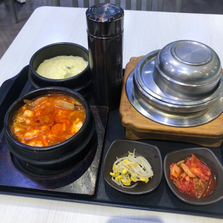  스퀘어원 맛집 황금순두부 홈플러스 인천연수점 푸드코트 혼밥