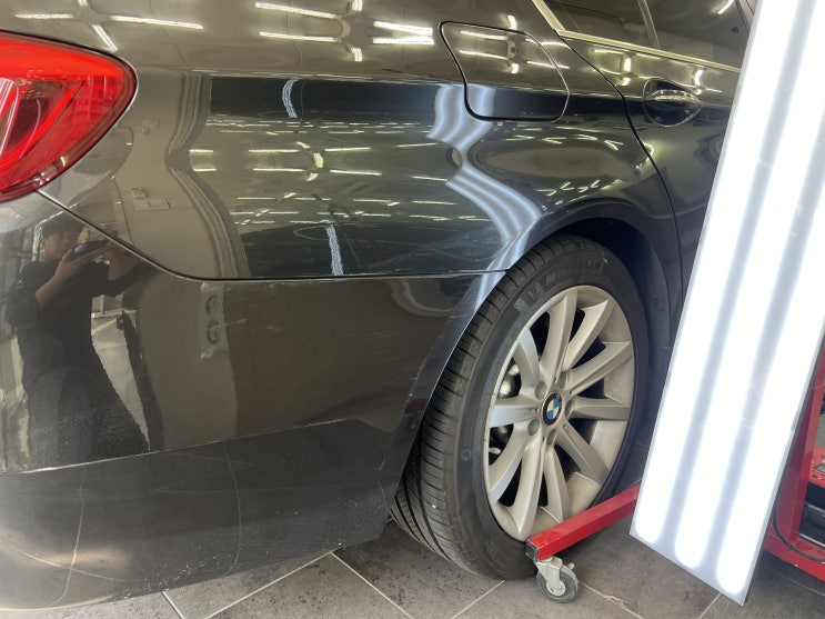  bmw528i 뒷휀더 범퍼 보험수리 완벽한가요? 문콕덴트 2+1이벤트