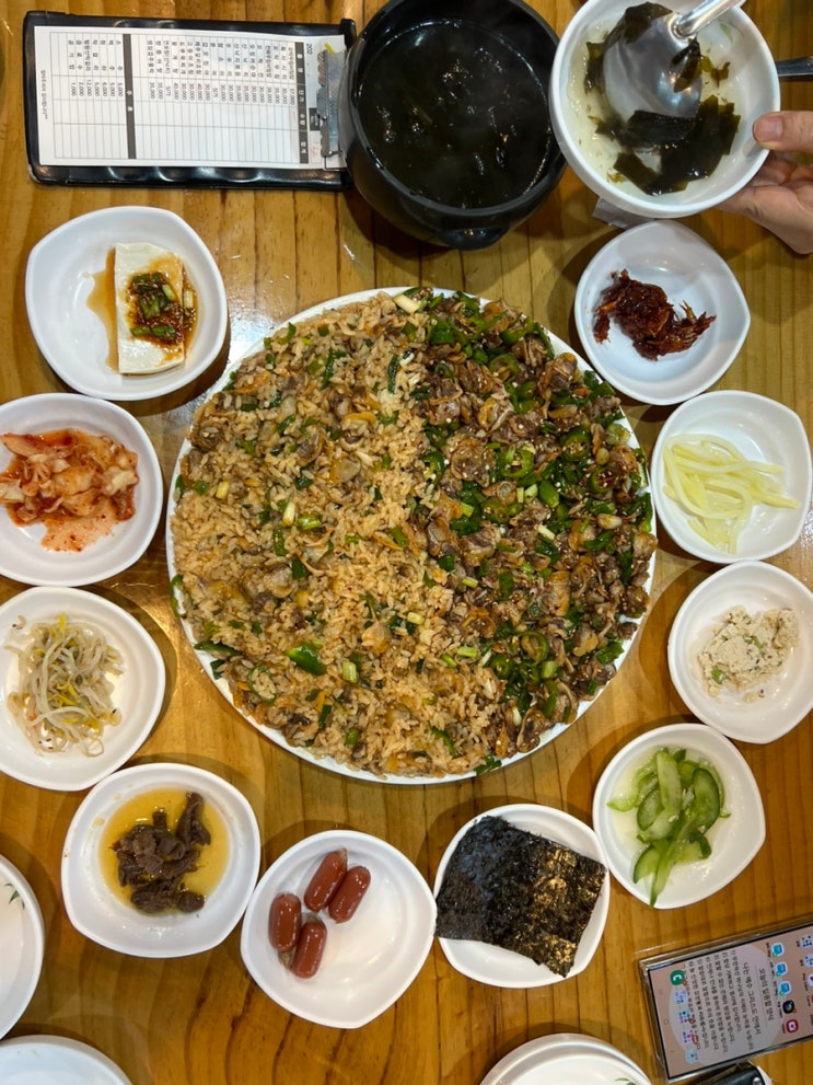  강릉 엄지네 포장마차  메뉴 가격 시간안내