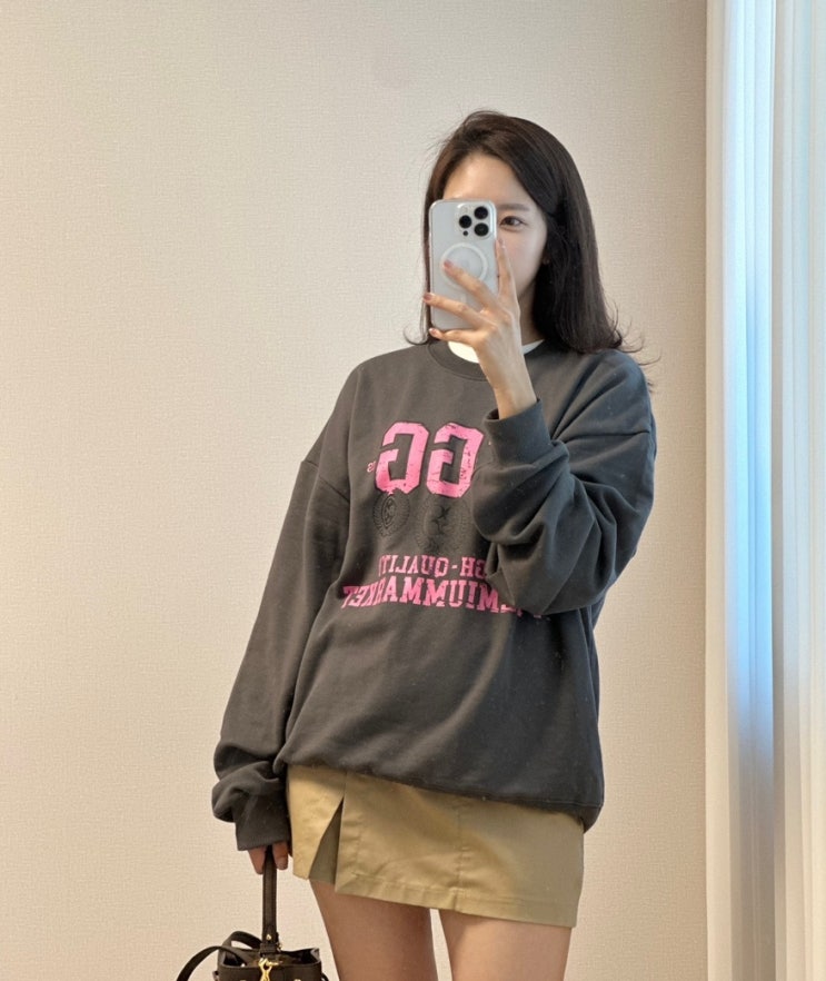  원포무드 빈티지 맨투맨 | 긴팔맨투맨, 데일리맨투맨 코디