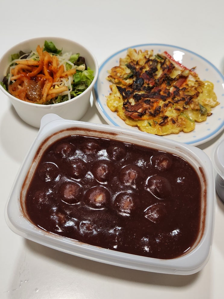  전주 팥죽 맛집 [전주새알팥죽] 팥죽 포장 후기 서비스 보리밥도 포장해줘요