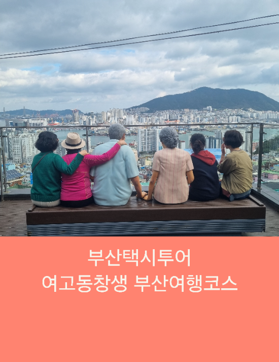  부산택시투어 여고동창생 부산여행코스