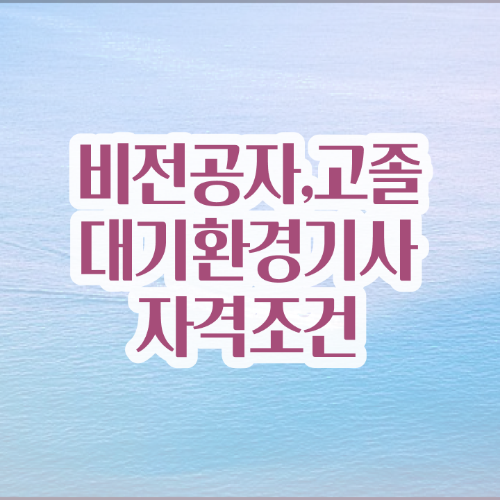  대기환경기사 나합격 , 대기환경기사 시험응시자격 온라인 수업으로 편하게 준비한 과정