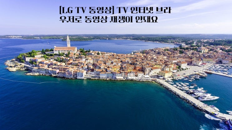  [LG TV 동영상] TV 인터넷 브라우저로 동영상 재생이 안돼요