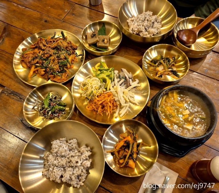 부여 롯데리조트 근처맛집 부여보리밥정식 서궁