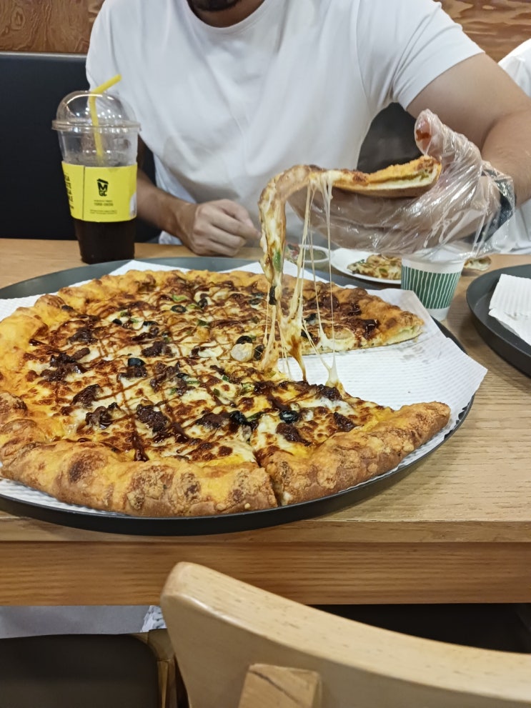  [제주1일차] 금호제주리조트맛집 고기왕창 직화갈비 피자 피자명인 제주남원점(포장할인)