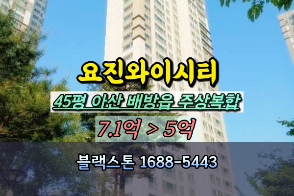  아산배방Y시티 경매 45평 아산시주상복합아파트
