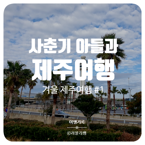  [제주여행기록] 사춘기 아들 둘과 3박 4일 겨울제주 여행(1/4)