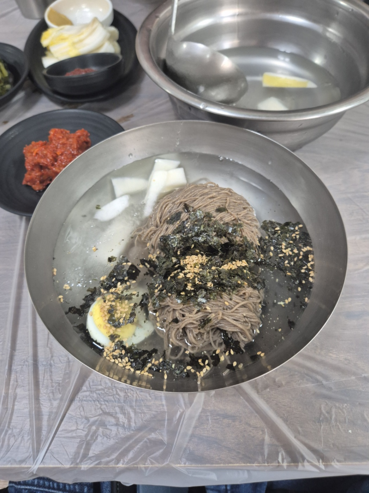  [고성군 토성면] 백촌막국수 (테이블링 원격줄서기 필수, 나때는 3시간씩 웨이팅했다 이말이야)