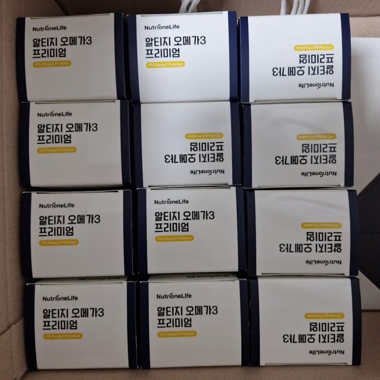  (내돈내산) 1년간 먹을 오메가3 다량구매 후기 - 뉴트리원 알티지 오메가3 프리미엄