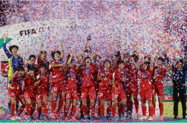 북한 여자 <b>축구</b> <b>U-17</b> <b>월드컵</b> 우승, 8년만에 우승 통산 3회