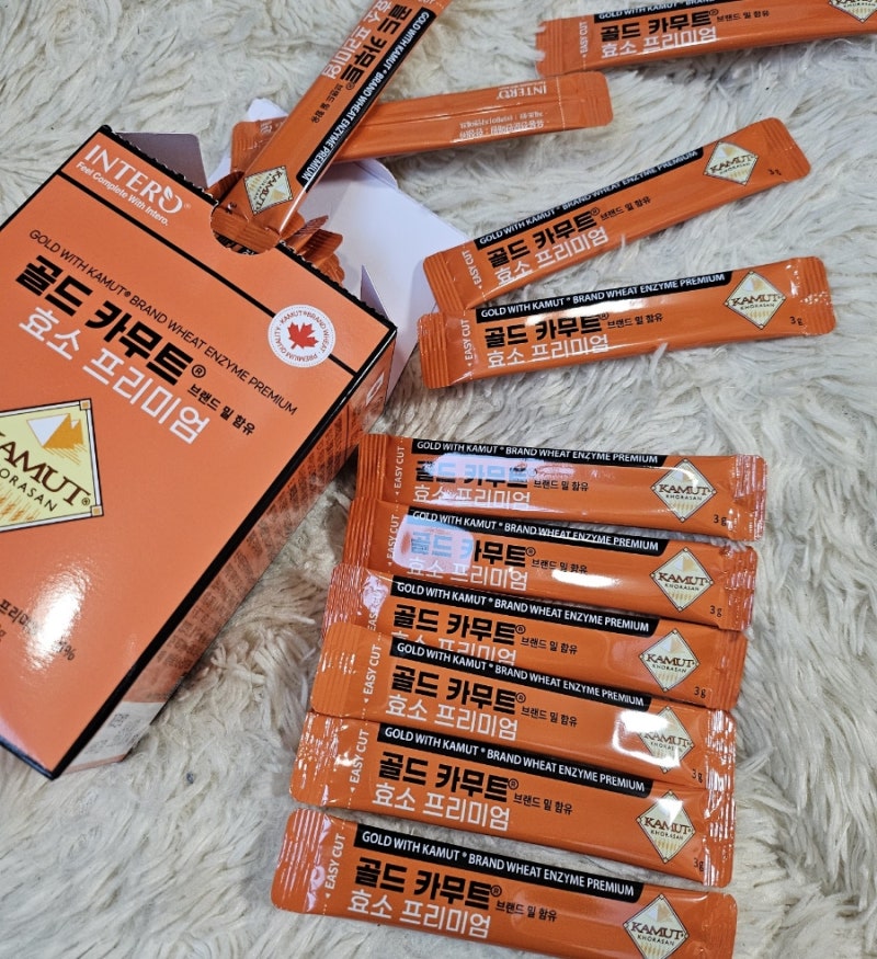 [인테로] 역가수치높은 카무트효소분말 카무트효소 고르는법