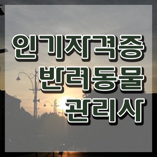  반려동물관리사자격증비용 , 반려동물관리사 자격증 온라인으로 준비한 방법 여기서 확인하세요