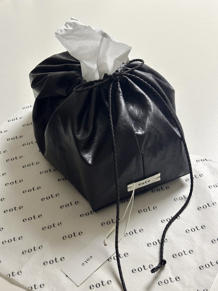  이오테 티슈케이스 eote faux leather strap 후기