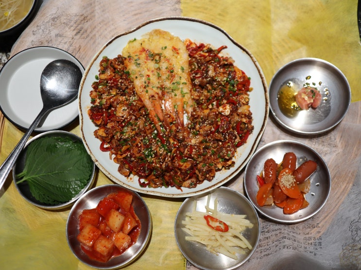 여의도점심회식 고방채 블루리본 한식집 꼬막비빔밥 정식 맛있어요
