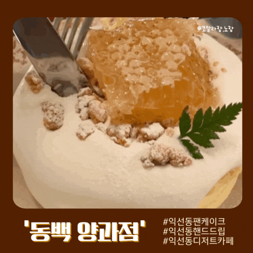  종로3가역 익선동 핸드드립 커피 맛집 동백 양과점 (feat. 벌집 소보루 수플레)
