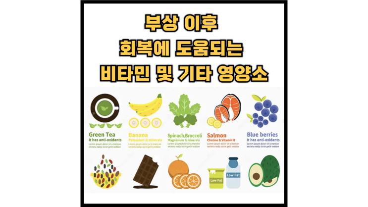  부상 후 회복에 있어 비타민과 기타미량영양소의 역할