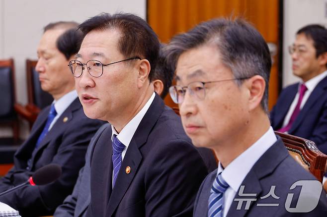 <b>박성재</b> 법무<b>장관</b> "답답, 검찰 특활비 1회 특검보다 적은 예산... 