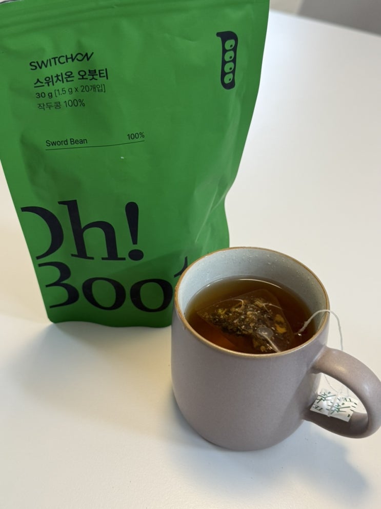  스위치온 오붓티 작두콩차로 환절기 비염 관리!