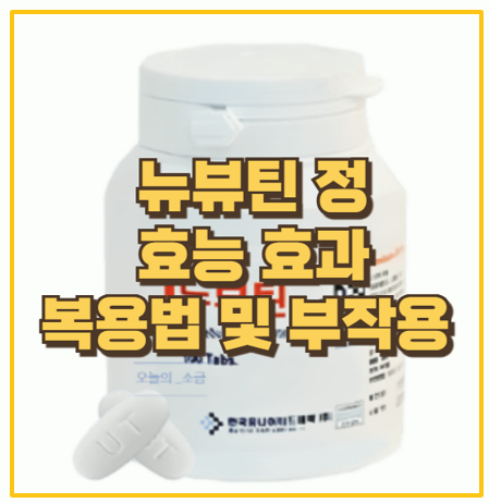  뉴부틴서방정으로 소화불량 해결 효능 복용법 주의사항 한눈에 보기