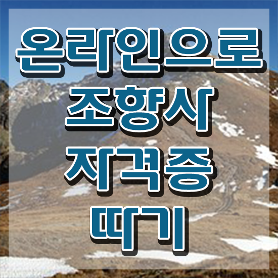  , 조향사 취득한 과정 , 역할과 하는일