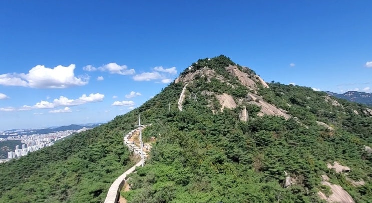  한양도성 인왕산, 돈의문 터 구간 순성길