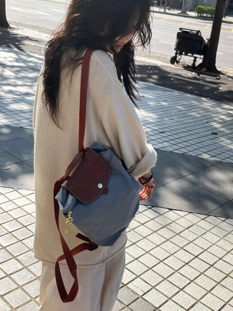 Longchamp “르플리아쥬 오리지널 M steal 색상” 롱샴 백팩 구매 후기