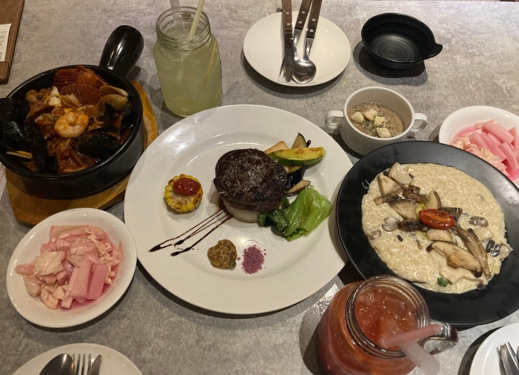  [강동구 암사동 레스토랑] 생일,결혼기념일,발렌타인데이,화이트데이,빼빼로데이,크리스마스,소개팅장소로 파스타와 스테이크 맛집 드 딜라이트 키친 레스토랑&카페(+주차정보)