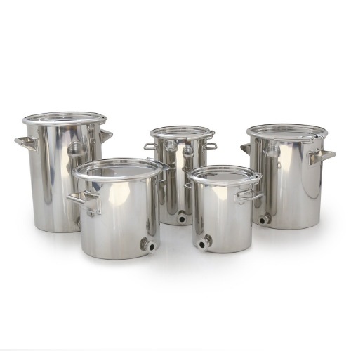  [메탈] 밸브 장착 가능한 SS 드럼 (5~200L) SS Drum with Emptying from Base (5~200L)
