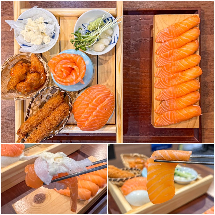  수원정자동맛집 신선한 생연어 오늘도연어