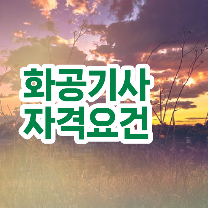  화공기사 일정 화공기사 시험자격 온라인으로 간단하게 성공한 방법