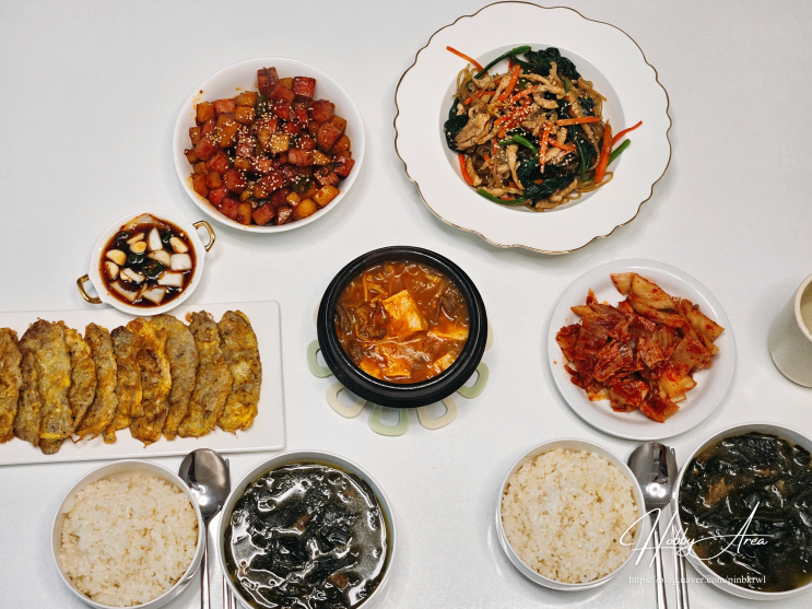  [생일상/생신상] 남편 생일상아빠 생신상도시락반찬류