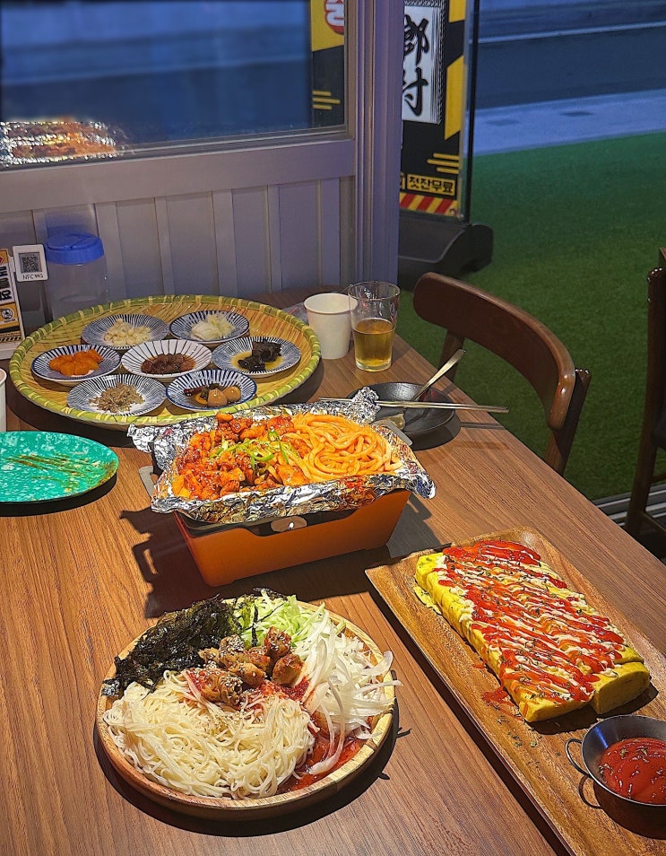  잠실 석촌역 연탄구이 맛집 향촌로타리 솔직후기 술집 땡초불닭 골뱅이소면 계란말이