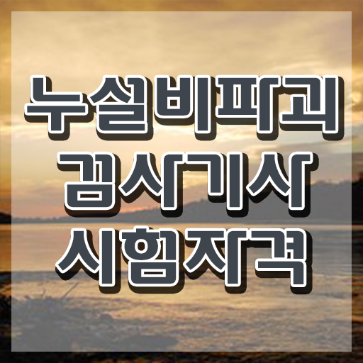  누설비파괴검사기사 시험자격 온라인 과정으로 편하게 준비한 과정