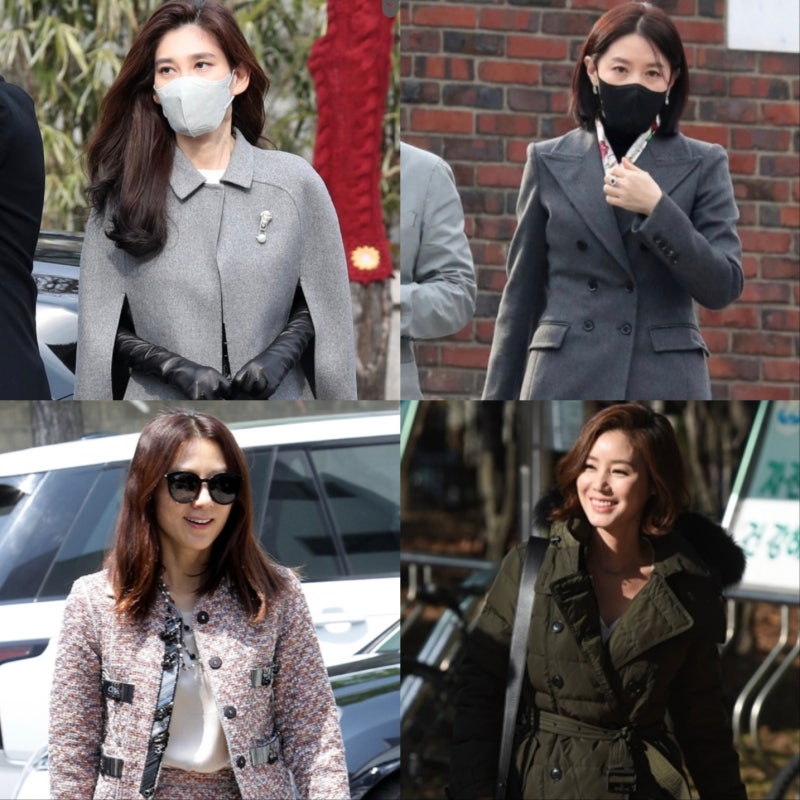 중년여성 하객룩 이부진 가방 이영애 김희애 김성령 스타일 모음