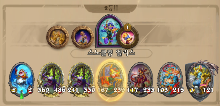  지옥지느러미 날라 / 망꾼초상화멀록 등 8200점대 복구