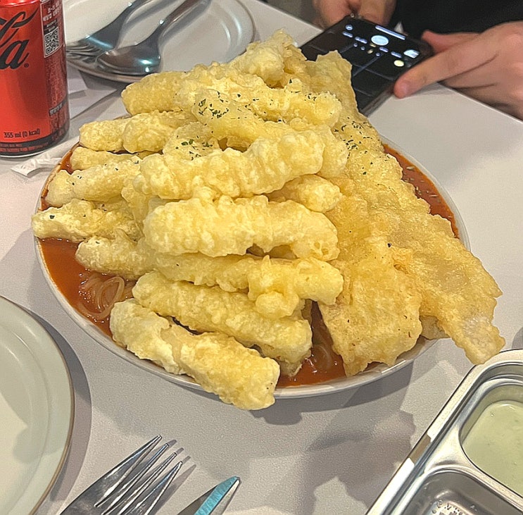  서현맛집 중국당면 튀겨주는 떡볶이 해피치즈스마일 분당 내돈내산